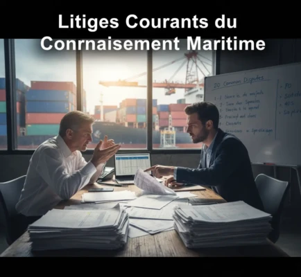 Litiges Courants du Connaissement Maritime